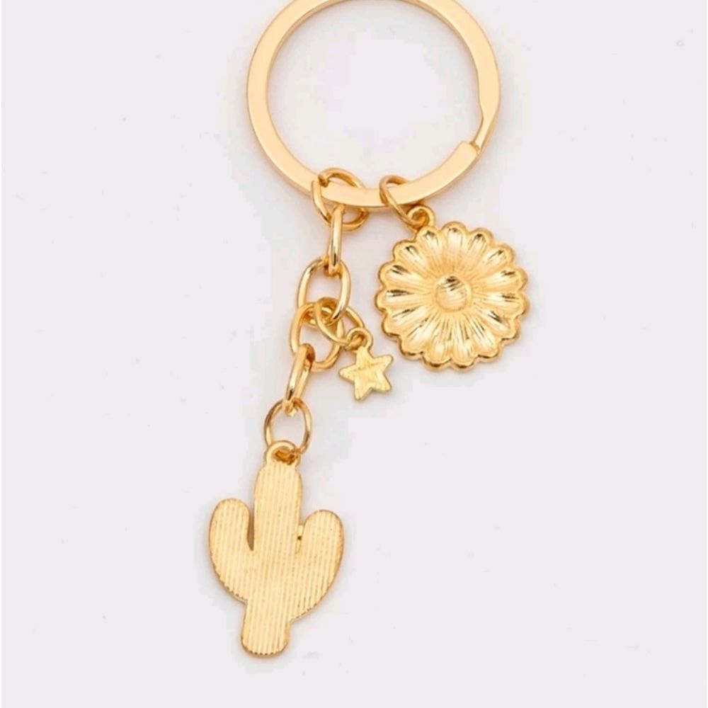 Cactus 🌵 Charm Keychain - Picture 2 of 6